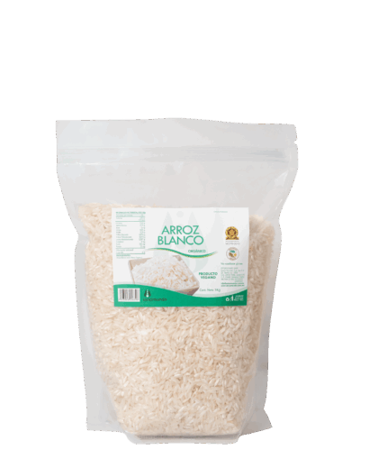 Tienda 20 Arroz Blanco Orgánico Bolsa 1 kg.