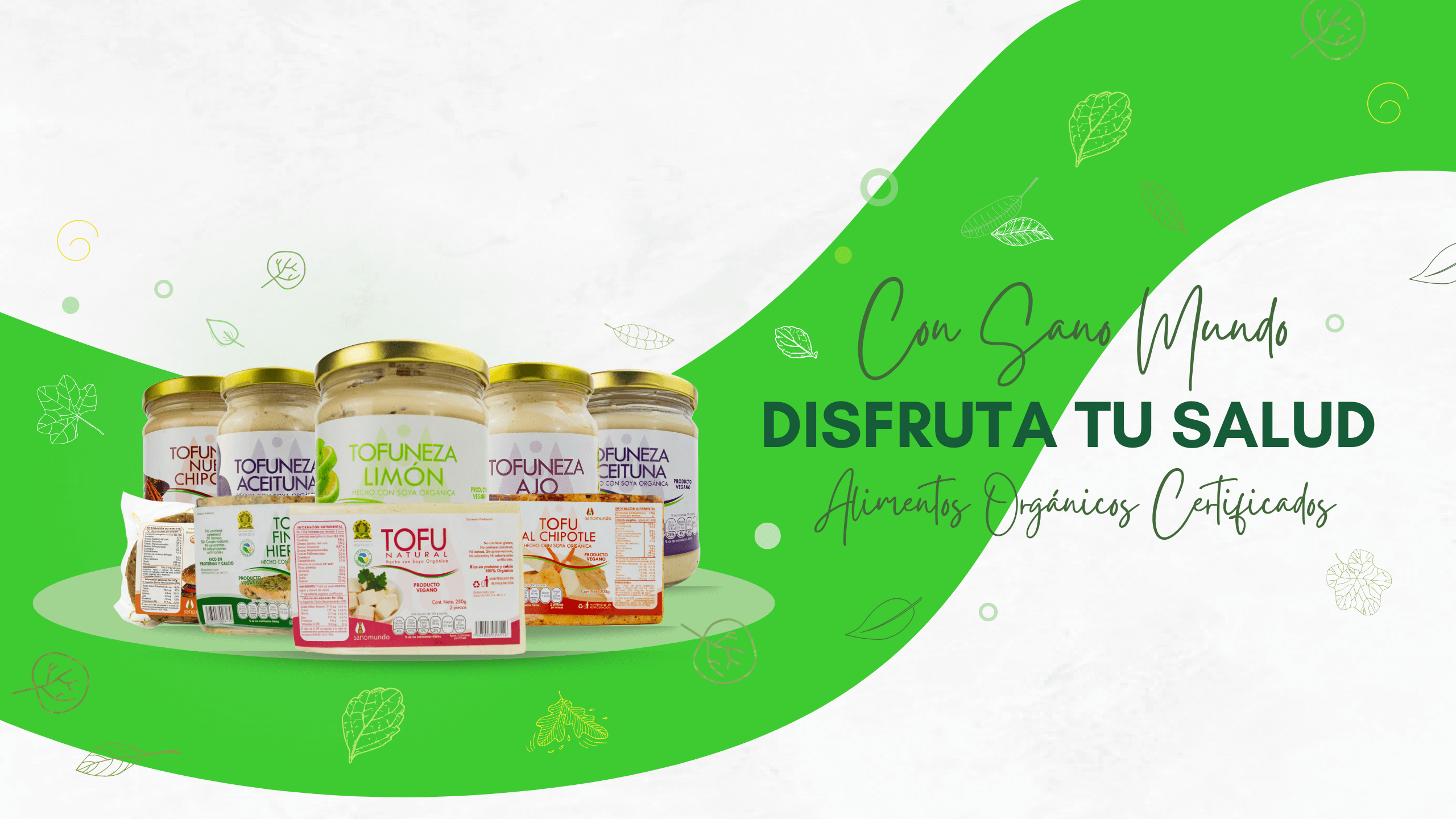 Productos saludables en nuestra tienda vegana Sano Mundo