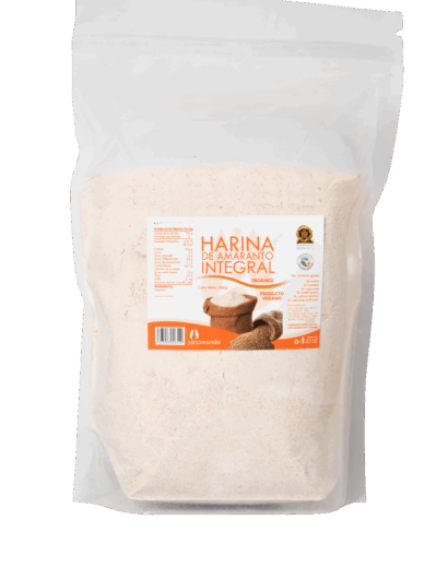 Tienda 9 Harina de Amaranto Orgánico 500 g - Sin Gluten, Vegana y Sin Aditivos