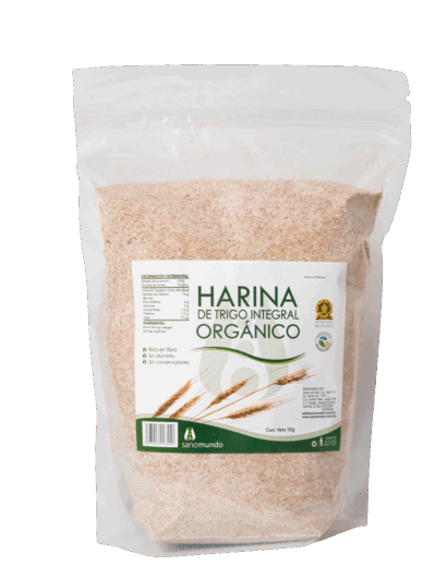 Tienda 22 Harina de Trigo Integral Orgánica Bolsa 1 kg.