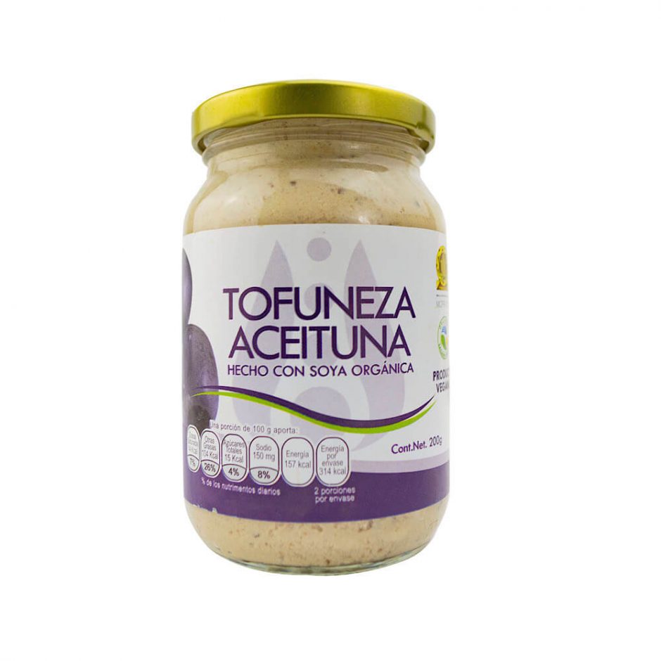 Deléitate con nuestra exquisita Tofuneza de Aceituna de Sanomundo. Una crema de tofu orgánico, vegana y llena de sabor, perfecta para untar, dip o aderezo. ¡Descubre el placer en cada bocado!