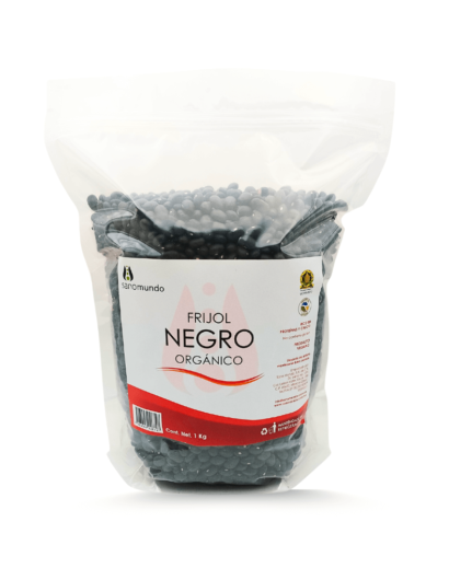 Bolsa de Frijoles Negros Orgánicos 1 Kg de Sano Mundo