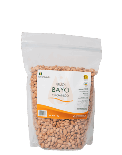 Frijoles Bayos Orgánicos 1 Kg, Vegano, Sin Gluten