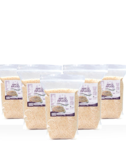 Arroz Inflado 450gr Sano Mundo Kit 5 Piezas