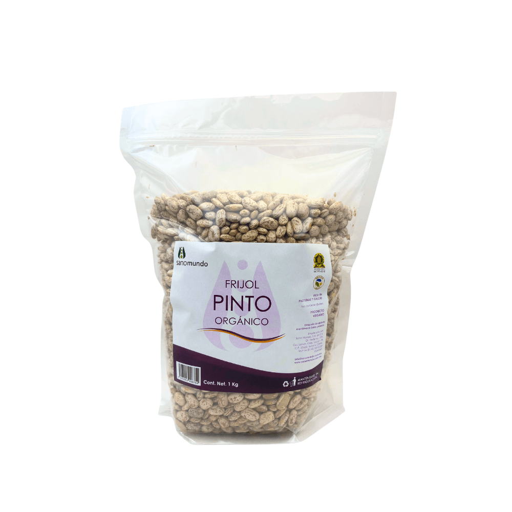 Frijol Pinto Orgánico 1 Kg, Vegano, Sin Gluten 1 Frijol Pinto Orgánico 1 Kg, Vegano, Sin Gluten