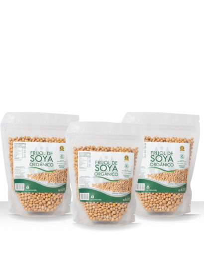 Frijol De Soya Orgánico 500 Gr - Sano Mundo - Kit 3 Piezas