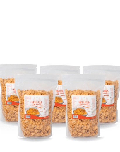 Hojuelas De Maíz 500g - Sano Mundo - Kit 5 Piezas